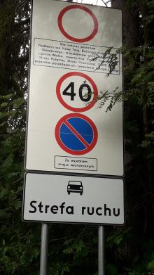 Utrudnienia w przejeździe drogą Rajsztag